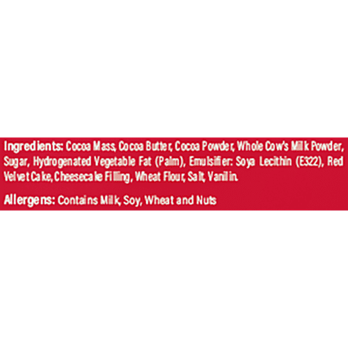 Barquillo Cocoa Melts Red Velvet Cheesecake Chocolate, 100 g  