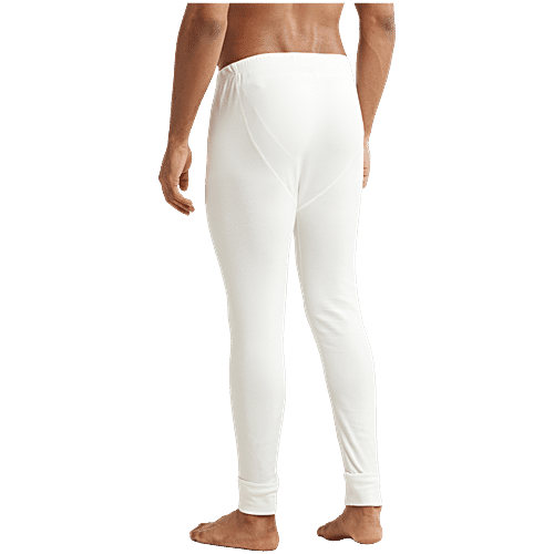 Jockey Men 2420 Super Combed Cotton Rich Thermal Long Johns With StayWarm Technology - Off White, 1 pc (Size - M) 