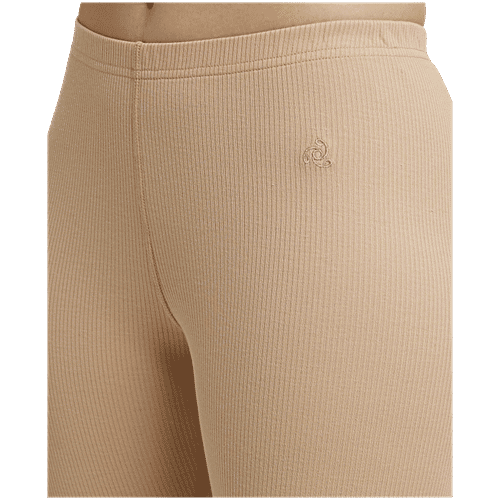 Jockey Women 2520 Super Combed Cotton Rich Thermal Leggings With StayWarm Technology - Skin, 1 pc (Size - L) 