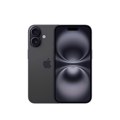 Apple Apple iPhone 16 (128GB, Black), 1 Unit  