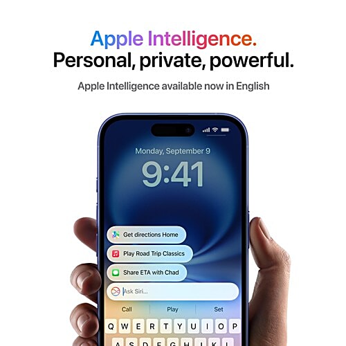 Apple Apple iPhone 16 (256GB, White), 1 Unit  