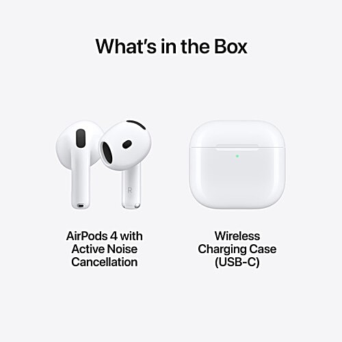 Apple Apple AirPods 4 Active Noise Cancellation with Charging Case, 1 Unit  