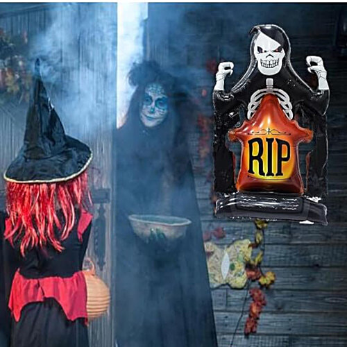 DP RIP Ghost Foil Balloon, 122 cm Height, For Halloween Party, 1 pc  122 cm x 14.17 x 29.92 cm