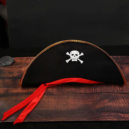 DP Pirate Cap Hat For Kids - Funny Party Accessory, 1 pc  