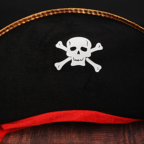DP Pirate Cap Hat For Kids - Funny Party Accessory, 1 pc  