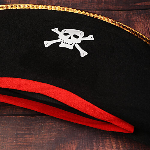 DP Pirate Cap Hat For Kids - Funny Party Accessory, 1 pc  
