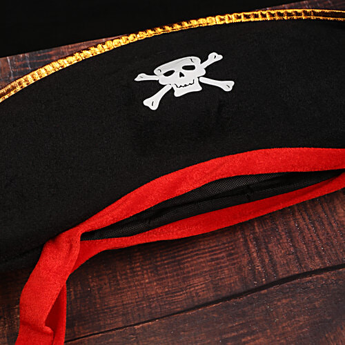DP Pirate Cap Hat For Kids - Funny Party Accessory, 1 pc  
