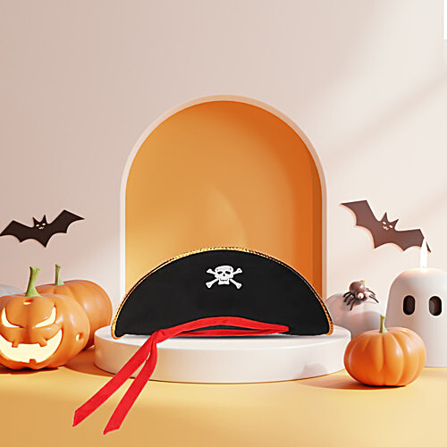 DP Pirate Cap Hat For Kids - Funny Party Accessory, 1 pc  