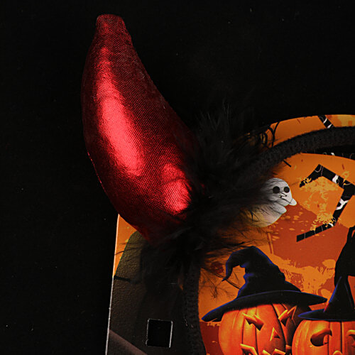 DP Glitter Devil Horns Headband - Halloween Cosplay Accessory For All Ages, 1 pc  