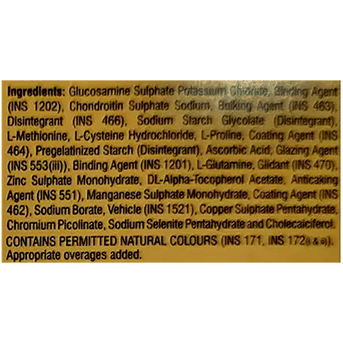 Cartigen Forte+ Tablet With Glucosamine, Chondroitin, Amino Acids, Vitamins & Minerals, For Bone, Joint & Muscle Care, 10 pcs  