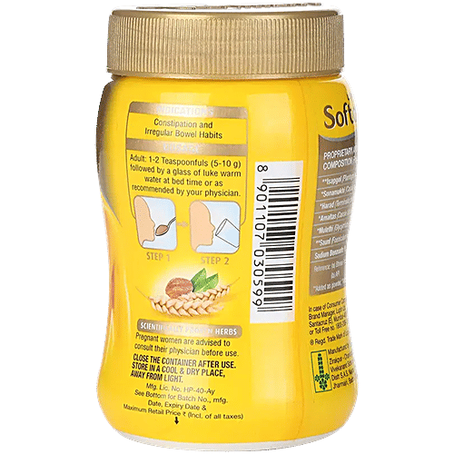 Softovac SF Bowel Regulator Powder - For Constipation, Digestion & Liver Care, Stomach Care, Sugar-free, 250 g  