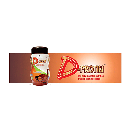 D-Protin Nutritional Supplement For Diabetics - Chocolate Powder, 500 g
