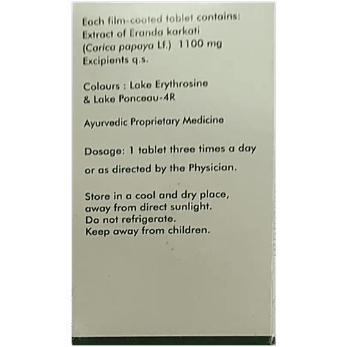 Caripill Carica Papaya Leaf Extract Tablet, 15 pcs  