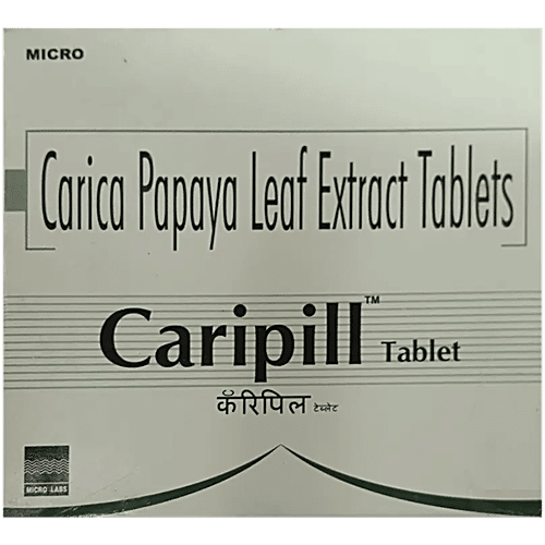 Caripill Carica Papaya Leaf Extract Tablet, 15 pcs  