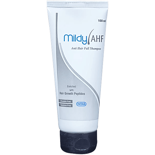 Mildy AHF Anti Hair Fall Shampoo With Hair Growth Peptides - Paraben & Sulphate-Free, 100 ml