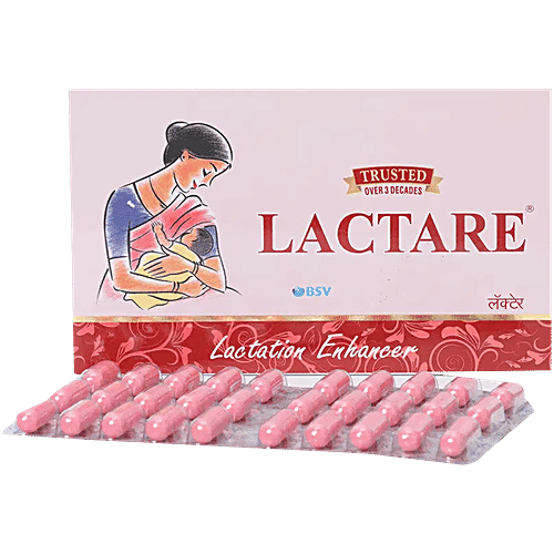 Lactare Capsule With Shatavari For Healthy Lactation, 30 pcs  