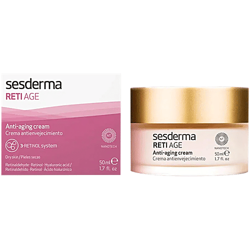 Sesderma Reti Age Anti-Aging Cream - Face Care For Dry Skin, 50 ml  