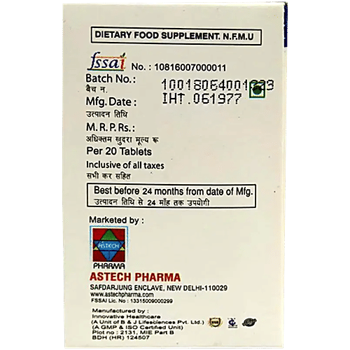 Hip-Trio Tablet With Rosehip Extract For Joint Health, 20 pcs