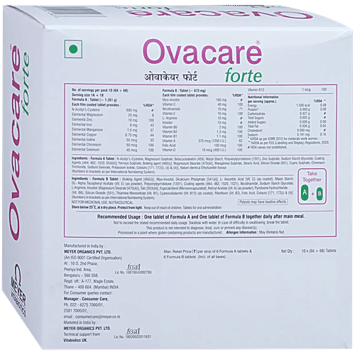 Ovacare Forte Tablet Gluten Free, 12 pcs