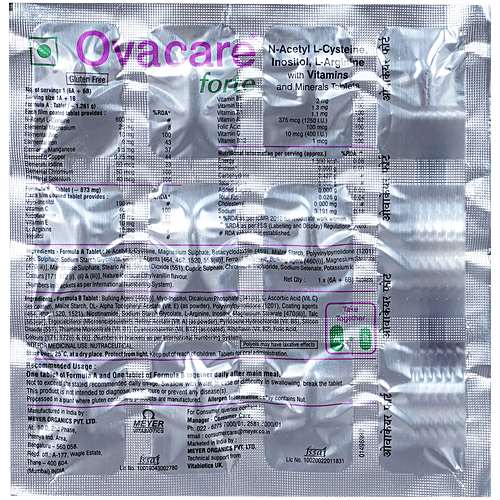 Ovacare Forte Tablet Gluten Free, 12 pcs