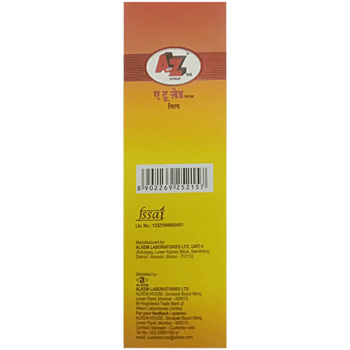 A To Z NS Multivitamin & Multimineral Syrup - Mango, 200 ml