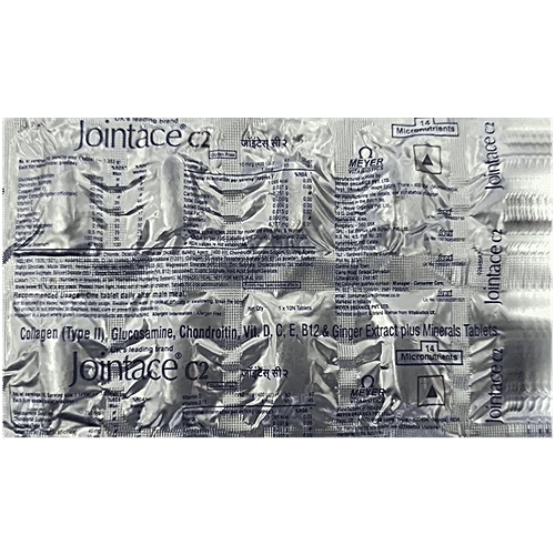 Jointace C2 Tablet With Collagen Type II For Joint Health - Gluten Free, 10 pcs  