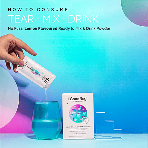 The Good Bug Metabolically Lean Daily Probiotics Powder - For Weight Management & Gut Health, 30 g (15 pcs x 2 g each) 