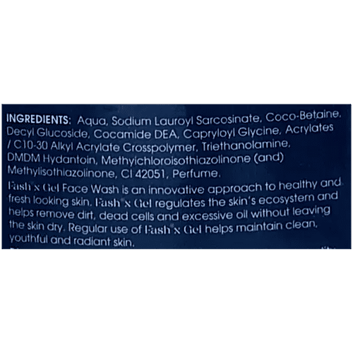 Fash-X New Fash X Gel Face Wash, 200 ml