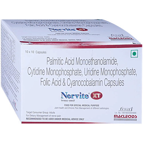 Nervite XT Capsule, 10 pcs  