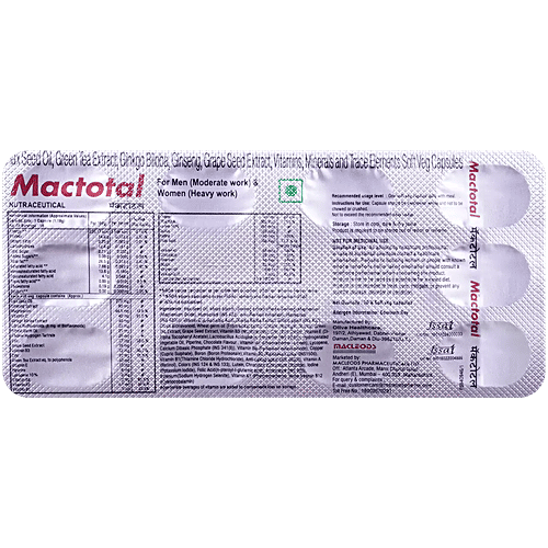 Mactotal Capsule, 10 pcs