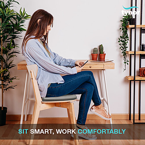 Tynor Coccyx Cushion Seat - Grey, Universal Size, 1 pc  