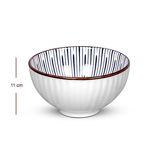 DP Japanese Ceramic Tableware, 7 pcs (2 Bowls, 2 Plates, 1 Sushi Plate, 2 Chopsticks)