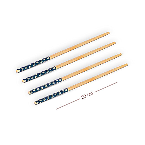 DP Japanese Ceramic Tableware, 7 pcs (2 Bowls, 2 Plates, 1 Sushi Plate, 2 Chopsticks)