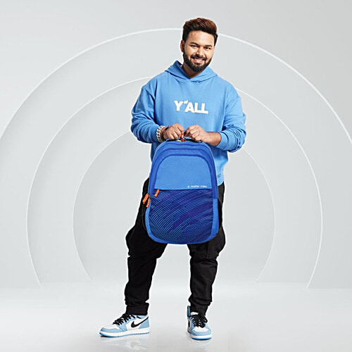 Nasher Miles Wave Backpack - For Men & Women, 3 Compartments, Navy Blue, Medium, 45 L  Casual/College Bag