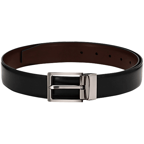 Scharf Black & Brown Reversible Belt For Men, 1 pc (Size - 42 inch)