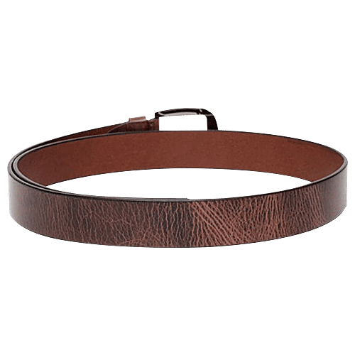 Teakwood Leathers Brown Solid Leather Narrow Belt, 1 pc (Size - 44 cm) 