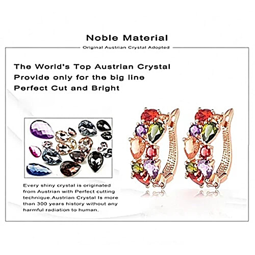 Youbella Stylish Fancy Gold-Plated Stud Earrings, 1 Pair