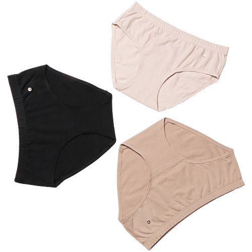 Enamor Multicolour Printed Panty, 3 pcs (Size - M)