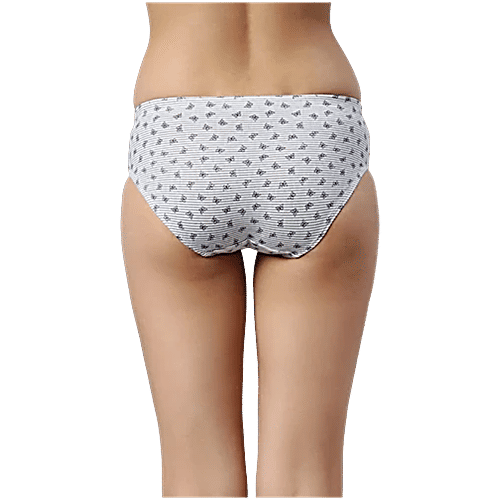 Enamor Multicolour Printed Hipster Panty Set, 3 pcs (Size - S)