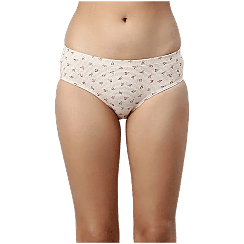 Enamor Multicolour Printed Hipster Panty Set, 3 pcs (Size - S)