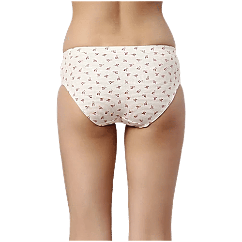 Enamor Multicolour Printed Hipster Panty Set, 3 pcs (Size - S)