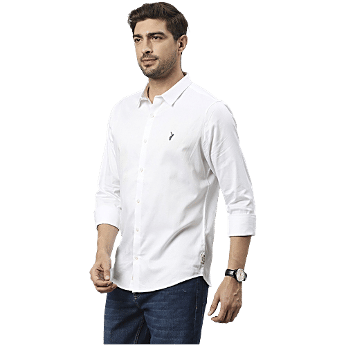 Thomas Scott White Slim Fit Shirt, 1 pc (Size - M) 
