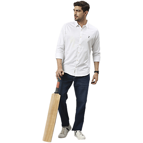 Thomas Scott White Slim Fit Shirt, 1 pc (Size - M) 