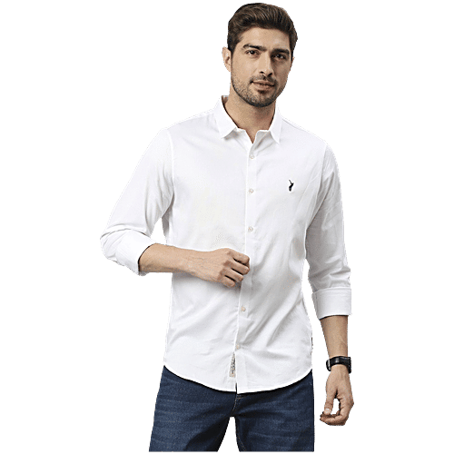 Thomas Scott White Slim Fit Shirt, 1 pc (Size - M) 