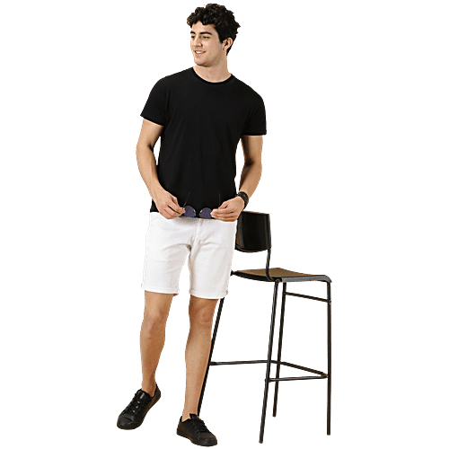 Thomas Scott White Slim Fit Shorts, 1 pc (Size - 30) 