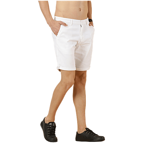 Thomas Scott White Slim Fit Shorts, 1 pc (Size - 34)
