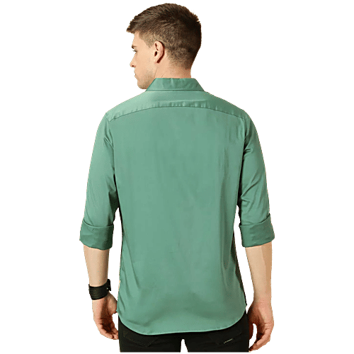 Thomas Scott Green Slim Fit Shirt, 1 pc (Size - L) 