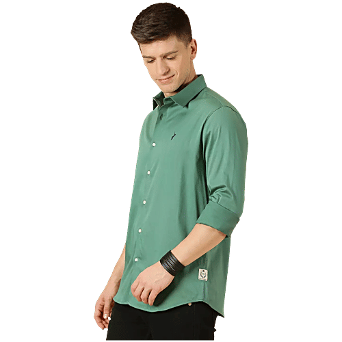 Thomas Scott Green Slim Fit Shirt, 1 pc (Size - L) 