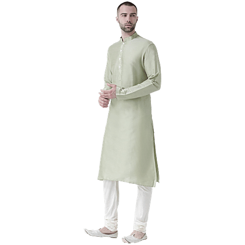 Kisah Green Regular Fit Kurta, 1 Set (Size - 42)