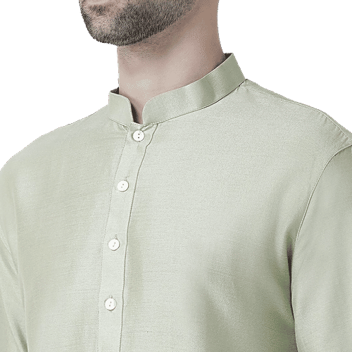 Kisah Green Regular Fit Kurta, 1 Set (Size - 42)